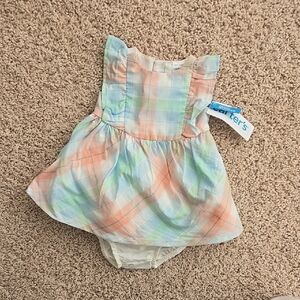 Carter's Pastel Plaid Baby Dress